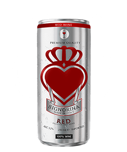  Rosé Wine in a Can | 12% ABV | Signorina ® Quality Wine. All Occasions 
