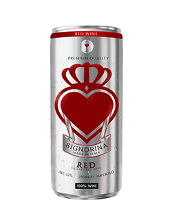 Rosé Wine in a Can | 12% ABV | Signorina ® Quality Wine. All Occasions