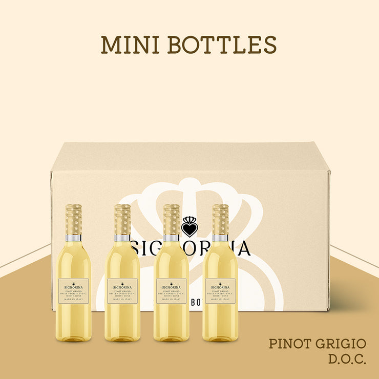 Miniature Pinot Grigio<br>DOC Delle Venezie<br>White Wine